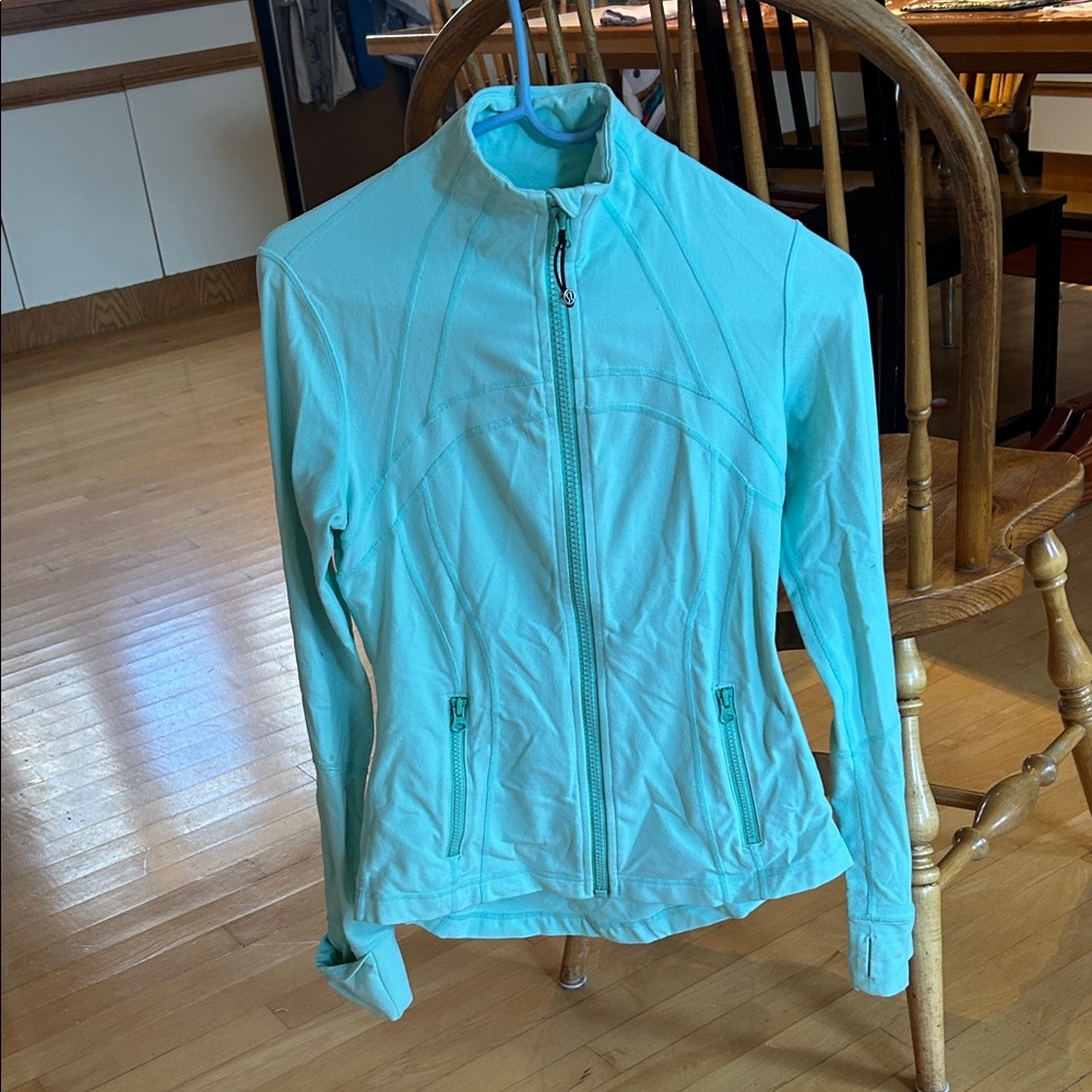 Lululemon Athletica Light Blue Full-Zip Jacket